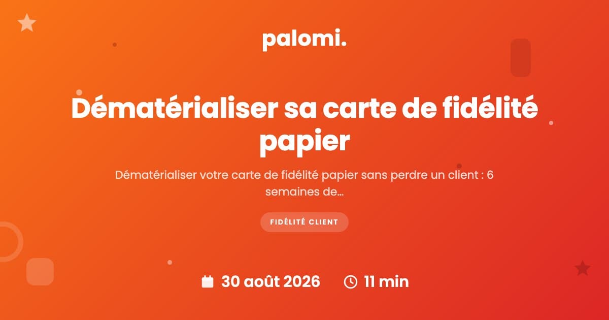 Dématérialiser sa carte de fidélité papier : le mode d'emploi