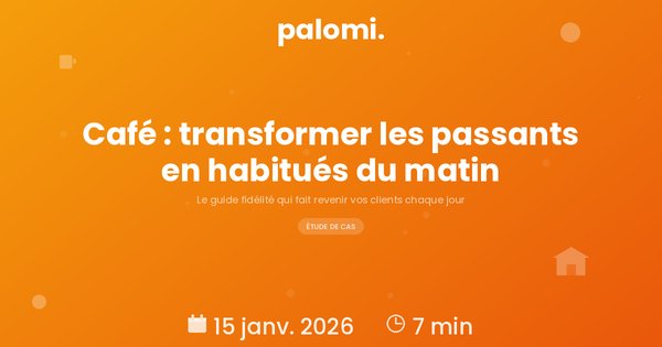 Programme de fidélité pour café : transformer les passants en habitués